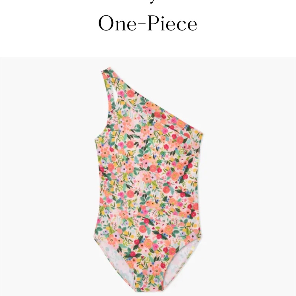 NWT Summersalt + Rifle Paper Co Sidestroke Swimsuit
